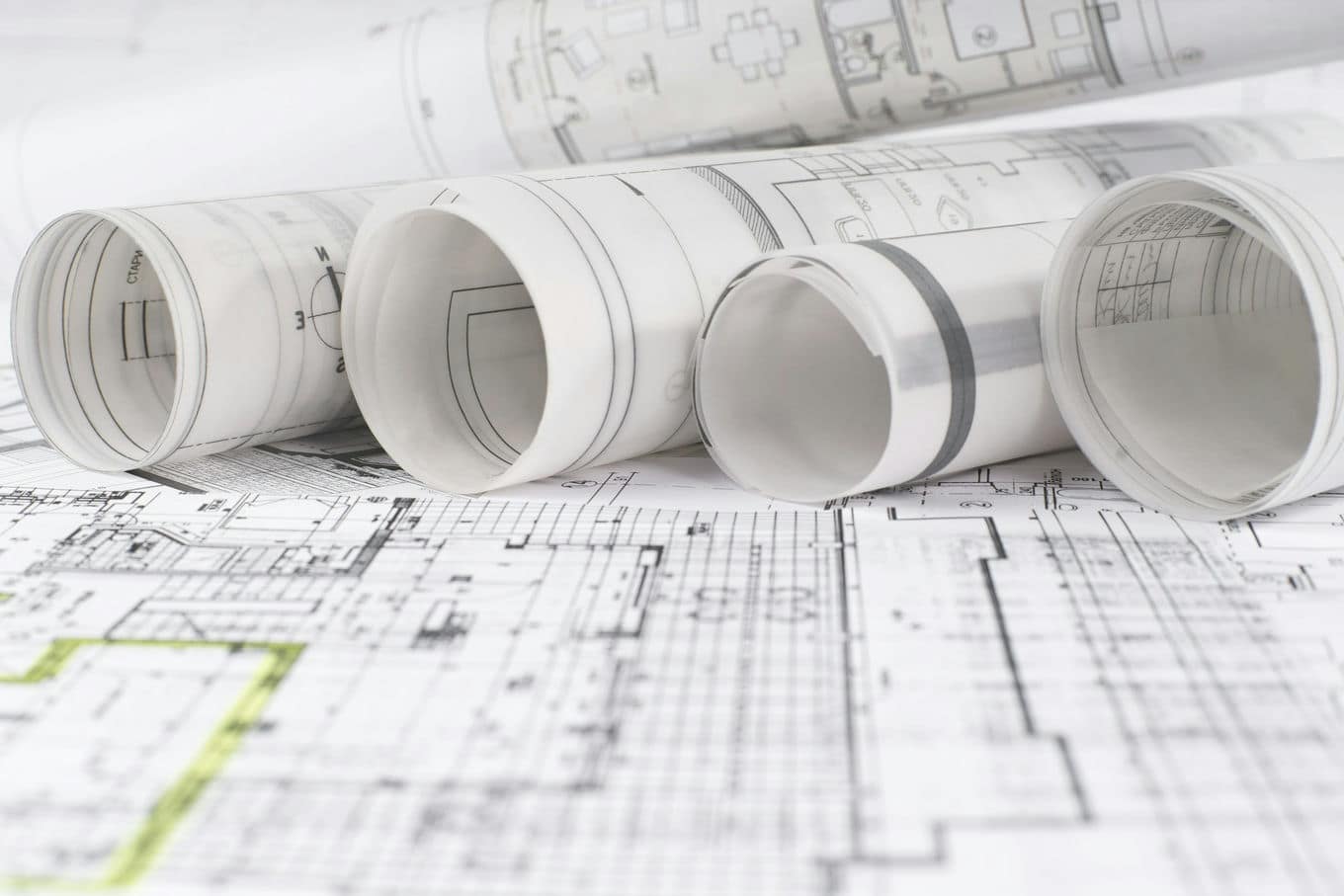 zwinięte projekty architektoniczne